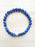 Bracelet de pierres véritables de Cyanite - 6 mm - Chakra Frontal - Bleu