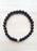 Bracelet de pierres véritables de tourmaline noire - 6 mm - Chakra Racine - Noir