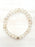 Bracelet de pierres véritables de Citrine - 6 mm - Chakra Plexus solaire - Jaune clair