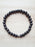 Bracelet de pierres véritables d'Hématite - 6 mm - Chakra Racine - Gris métallisé