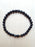 Bracelet de pierres véritables d'Obsidienne Œil Céleste - 6 mm - Chakra Racine - Noir avec reflets