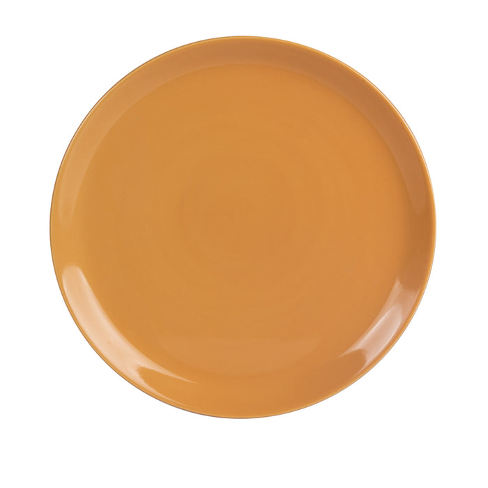 assiette plate itit - safran - grès - table passion