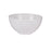saladier blanc moucheté - relief vague - largeur 28 cm - faïence - Table Passion