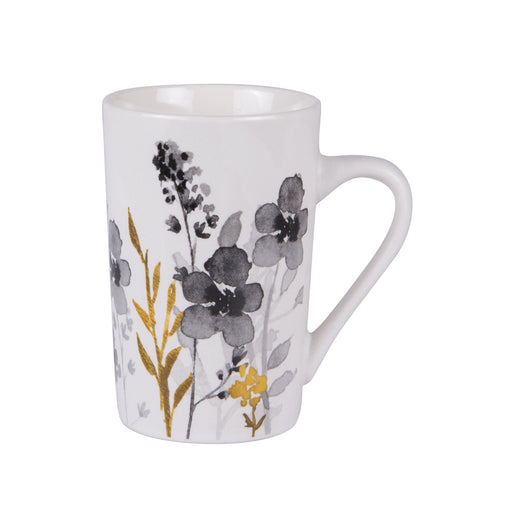 mug porcelaine - floral - 35 cl - coffret cadeau 4 mugs - Table Passion