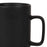 mug tisanière avec filtre inox - grès - noir mat - sous tasse acacacia - 37.5 cl - SEMA DESIGN