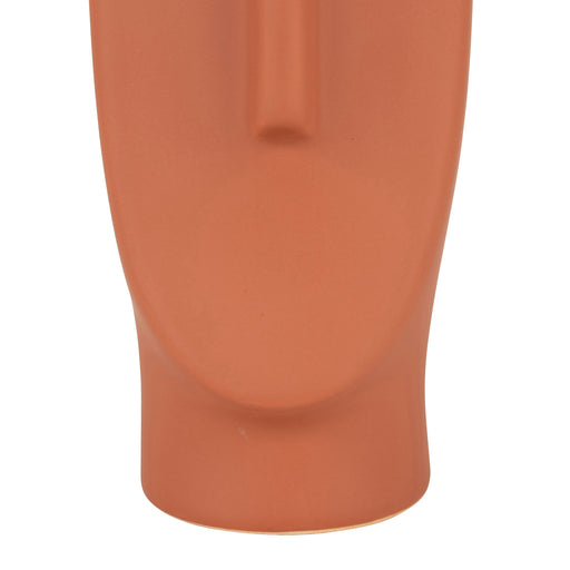 vase en grès - face - terracotta - sema design