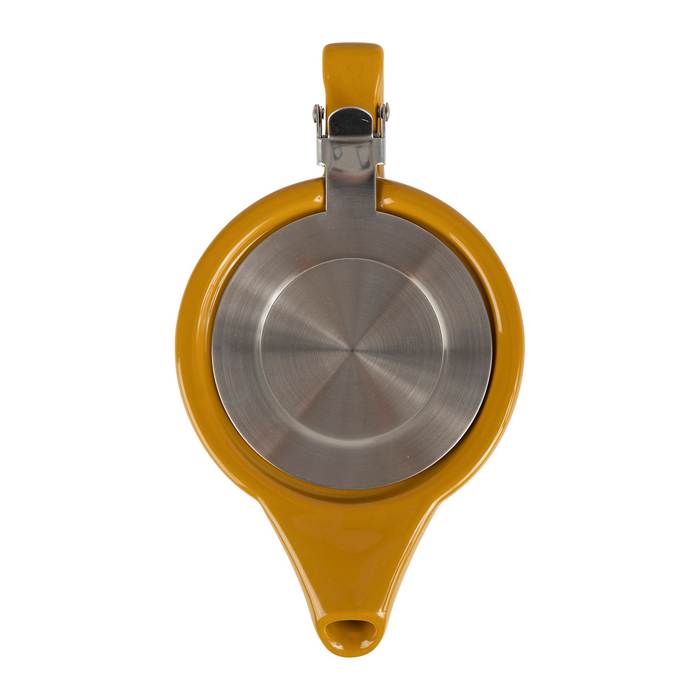 théière design moutarde avec filtre inox - céramique - 0.8 litre - SEMA DESIGN