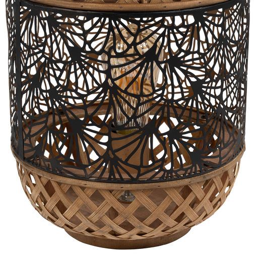 lampe lanterne bambou et métal - modèle flaural- SEMA DESIGN
