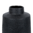 vase - Noir - effet matière ton sur ton - grès - hauteur 28 cm - SEMA DESIGN