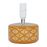lampe de chevet - graphique - céramique et jute - moutarde - h 21 cm - SEMA DESIGN