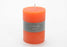 bougie cylindre orange - 10x7- Amadeus