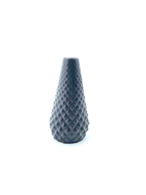 vase croco - gris foncé - céramique - soliflore - diffuseur de parfum - DRAKE