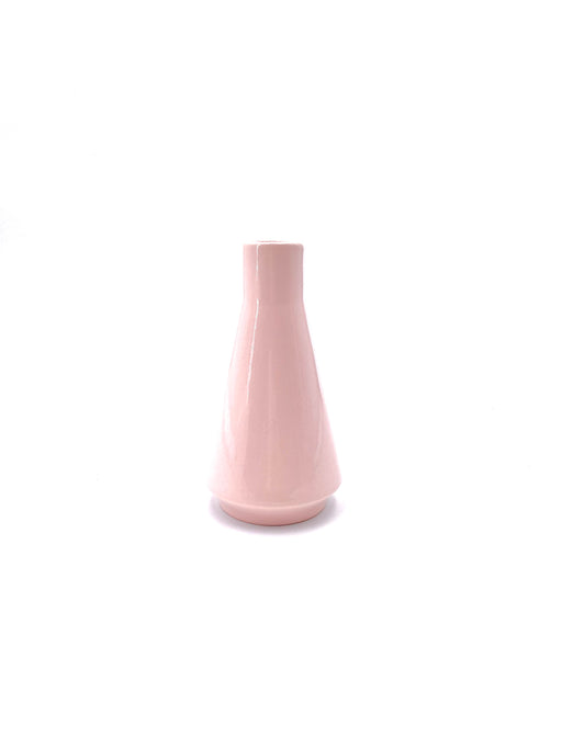 vase pyramide - rose - céramique - soliflore - diffuseur de parfum - DRAKE