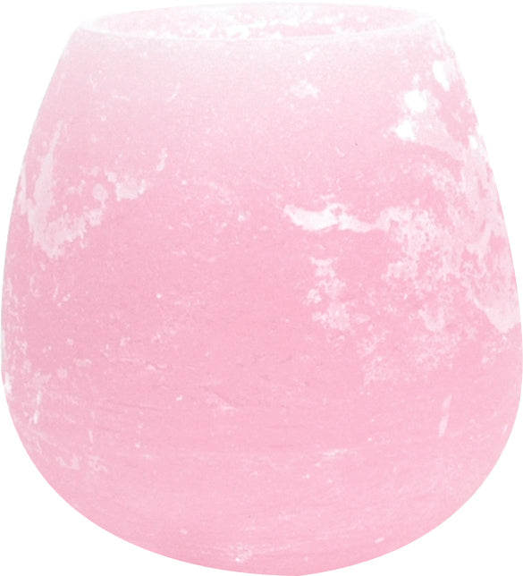 bougie rustique parfumée cocoon - senteur orchidée - rose clair - Drake - parfum de Grasse