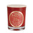 bougie parfumée - bois d'oud et datte - pot en verre rouge - couvercle bois - numbers 28 - cerabella