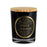 bougie parfumée - ambre et oliban - pot en verre noir - couvercle bois - numbers 2 - cerabella 