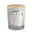 bougie parfumée - jasmin et magnolia - pot en verre blanc - couvercle bois - numbers 4 - cerabella