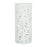 lampe  cylindre exaltation - motif feuillage - porcelaine biscuit - h 28 cm -  ampoule E14 non fournie - SEMA DESIGN