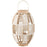 lanterne bois et corde - naturel et blanc - 35x71 cm - style scandinave, nature, zen - SEMA DESIGN