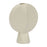 vase face beige - soliflore - hauteur 18 cm - grès - SEMA DESIGN
